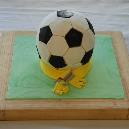  soccer as they say in New Zealand, and the request was a football cake.